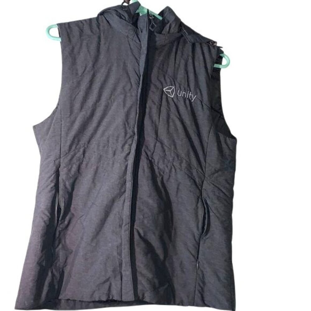 Unity Gray Sleeveless Hoodie Vest By Fossa Apparel S